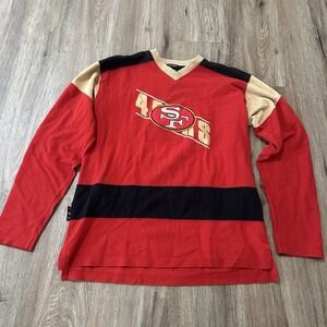Vintage‎ 1995 Mirage NFL SF 49ers Football Sport Jersey Shirt Long Top Size XL